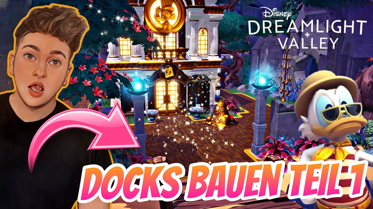 DAGOBERT DUCKS GOLD-DOCKS!! 🤩 Docks / Insel der Ewigkeit gestalten Teil 1 | Disney Dreamlight Valley