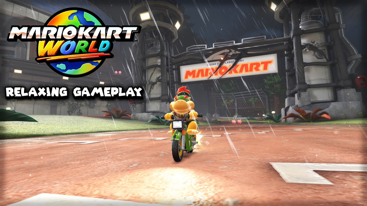 [30 MINS] Relaxing Free Roam Mario Kart World Gameplay (No Commentary) - Jungle Region