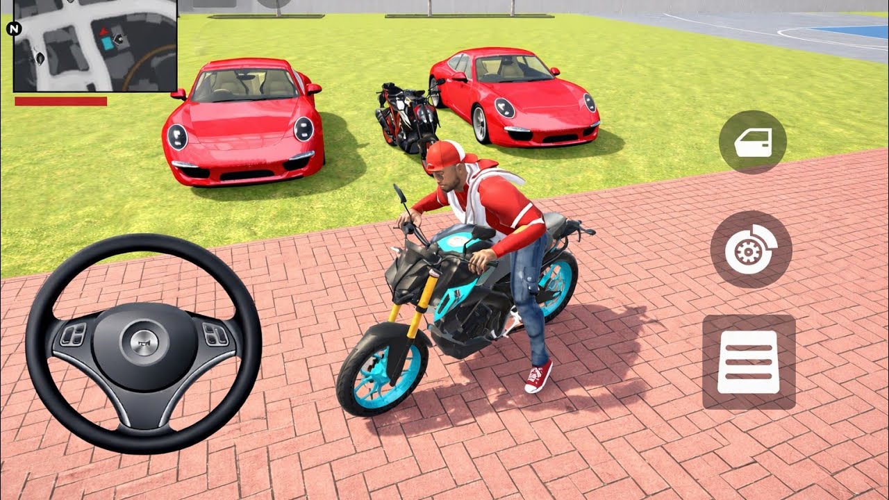 🎮Frankly in Order by2️⃣Porsche Car1️⃣KTM Duke Bike Indian Theft Auto Simulator Game 🎮