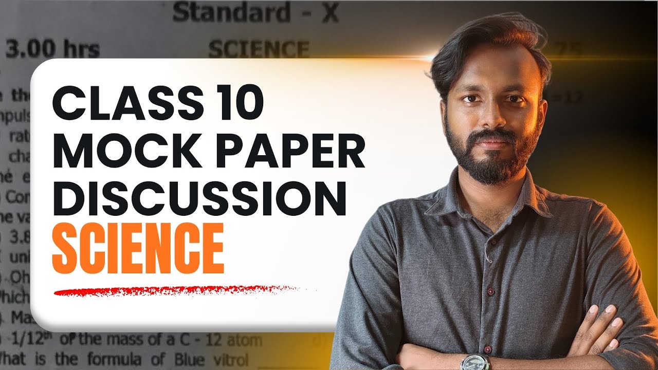 Class 10 Science Board Exam | How to Solve Paper Fast | Live Mock Session 2026 | RGR LEARN HUB