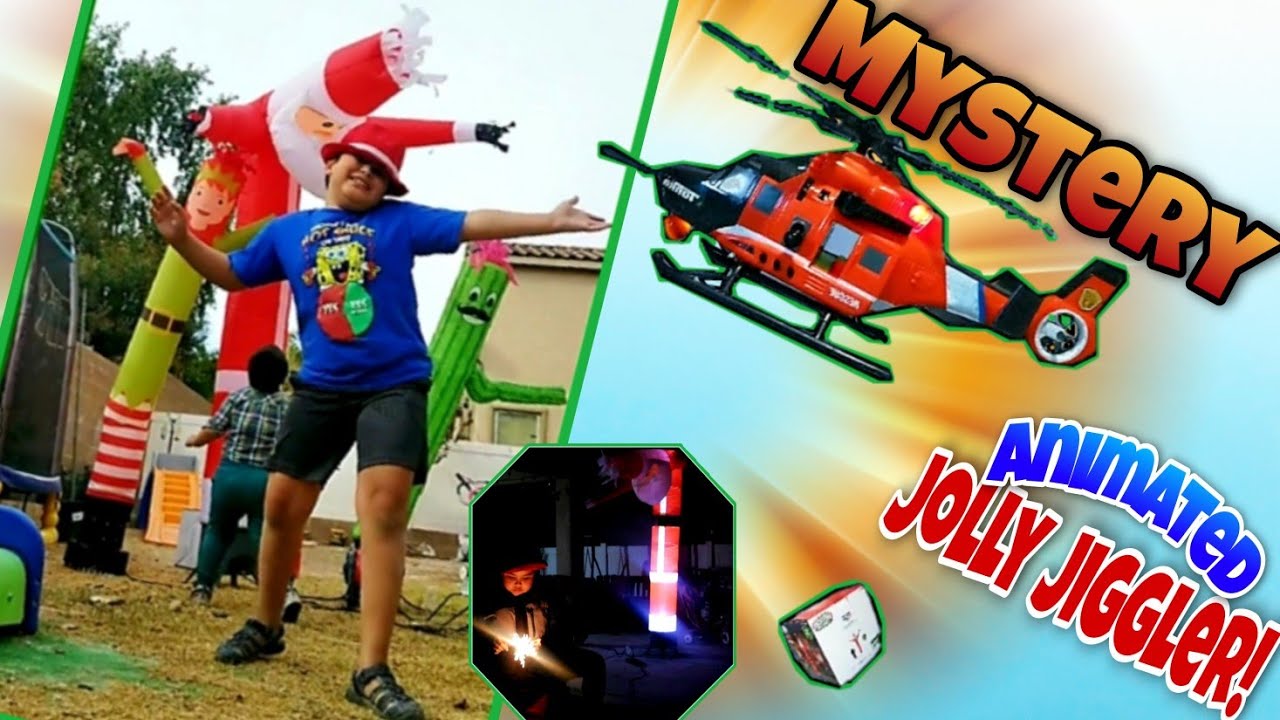 We Finally Got Animated Jolly Jiggler + Review & Comparison With Our Inflatable Tubeman Air Dancers!