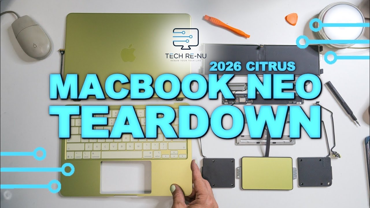 MacBook Neo Teardown: The Most Repairable Mac Yet?