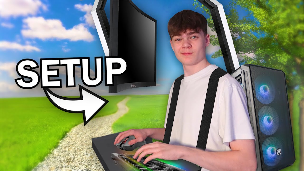 I needed to get outside... so I built an outdoor gaming setup.