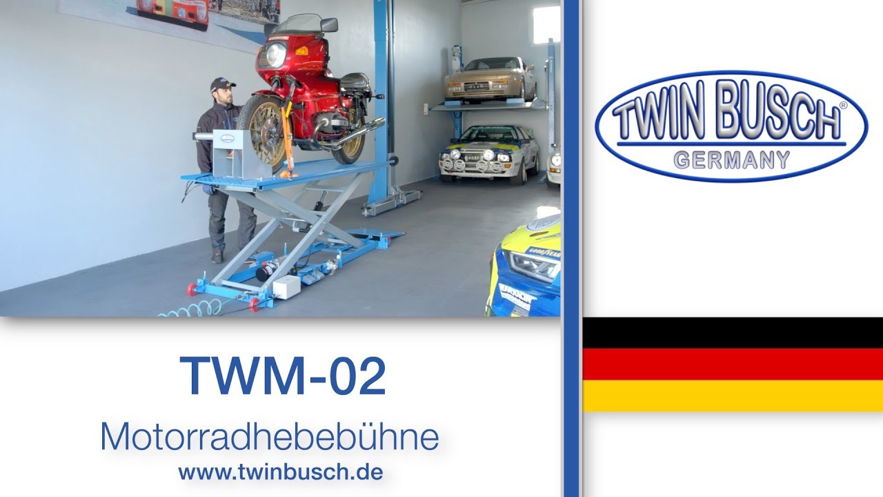 TWM-02: Motorradhebeb&uuml;hne von TWIN BUSCH&reg;