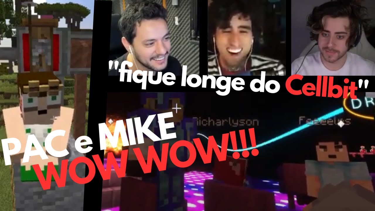 PAC E MIKE WOW WOW - COMPILADO 20 CLIPES DOS BR no QSMP!!! #qsmp #qsmpclips #minecraft