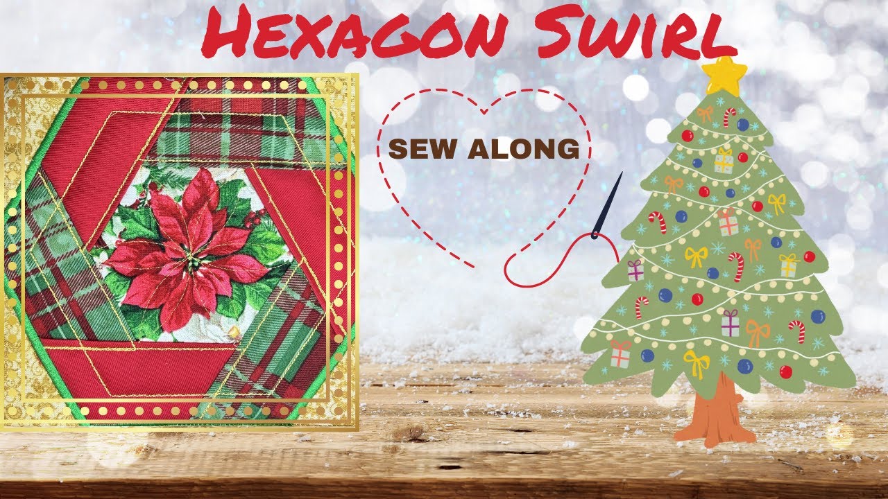 OML Embroidery Live! - Hexagon Swirl Quilt Blocks