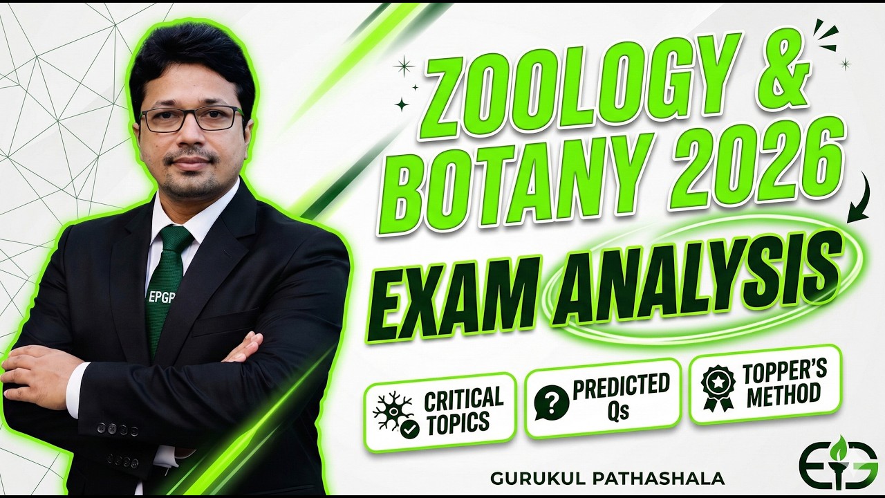 Botany & Zoology Exam Analysis 2026 | ALL MCQ Answers (CHSE) 🚀