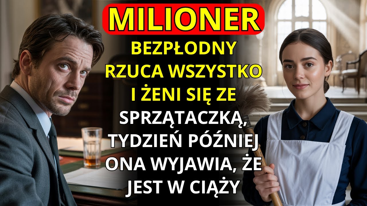 MILIONER BEZPŁODNY RZUCA WSZYSTKO I ŻENI SIĘ ZE SPRZĄTACZKĄ TYDZIEŃ PÓŹNIEJ ONA WYJAWIA ŻE JEST W CI
