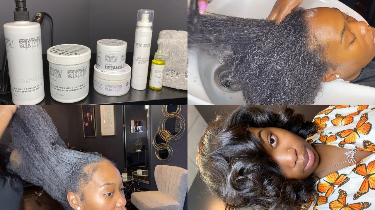 EXTREME GROWTH + WASH DAY ROUTINE | HAIR CARE LIKE A PRO @ HOME | SEVSKYNCO.COM