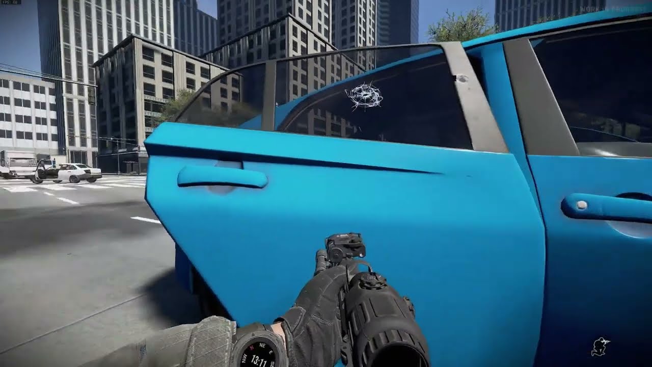 (Old build) GROUND BRANCH Solo Terrorist Hunt: City (Streets)