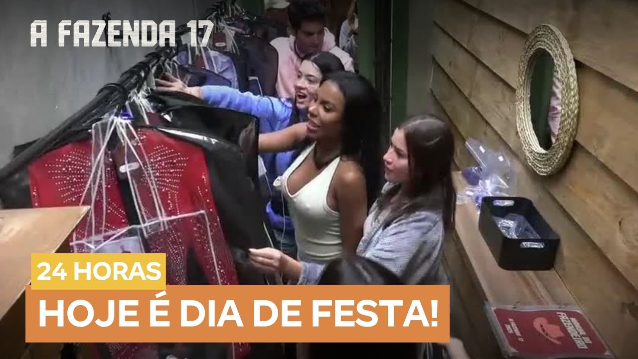 Peões se animam com as roupas da primeira festa da edição | A Fazenda 17