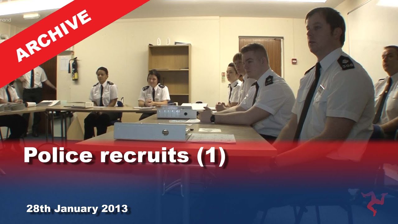IoM TV archive: Police recruits (1): 28.1.2013
