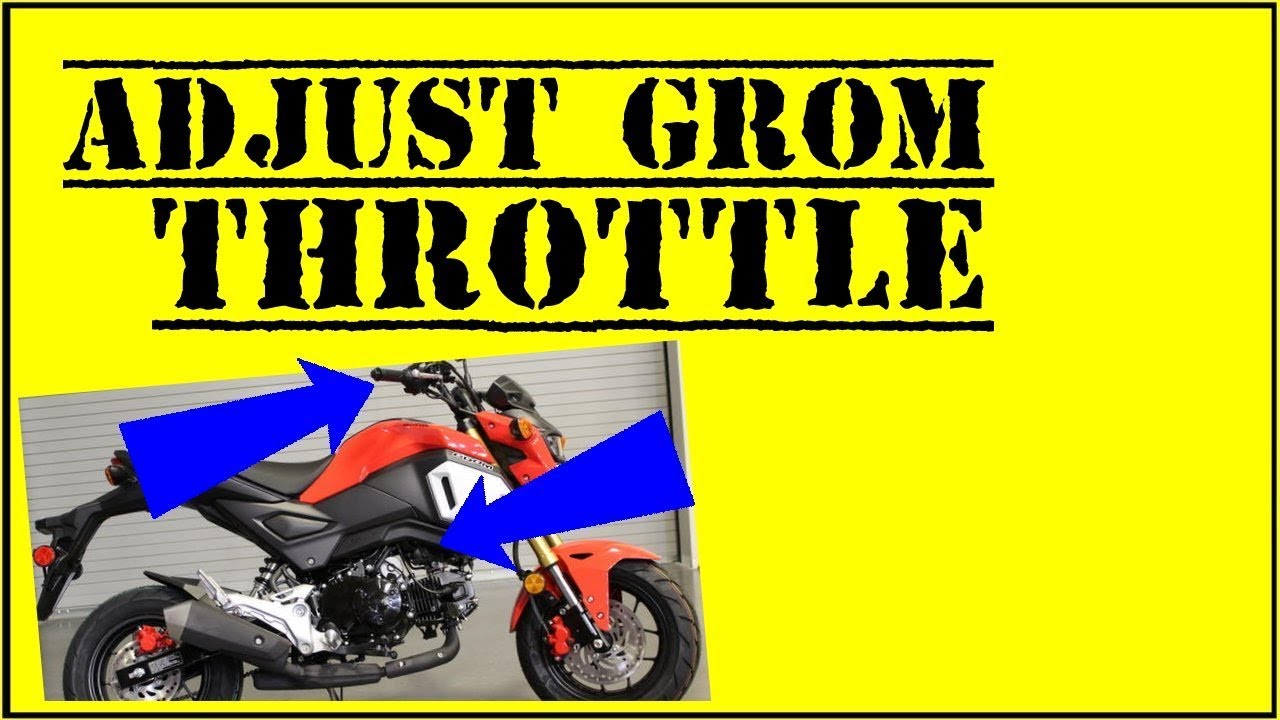 Serious Riders Adjust Their Throttle - Here's how on a Grom