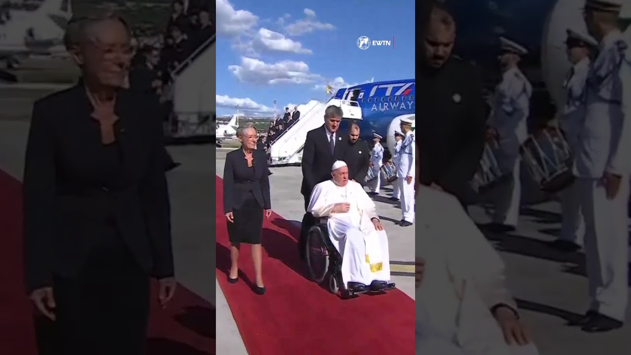 🎥VIDEO | Pope Francis has landed in Marseille. #PopeinMarseille