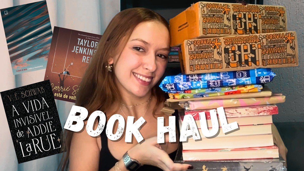 BOOK HAUL - vários livros novos