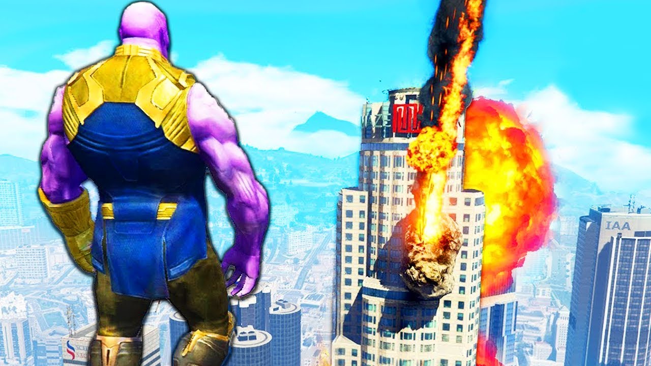 GIOCHIAMO A GTA5 COME THANOS!!