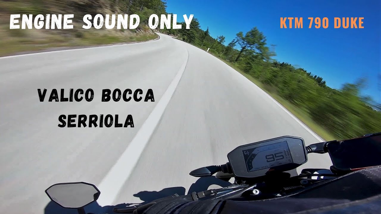 KTM 790 Duke: Valico Bocca Serriola [GoPro Raw Onboard]