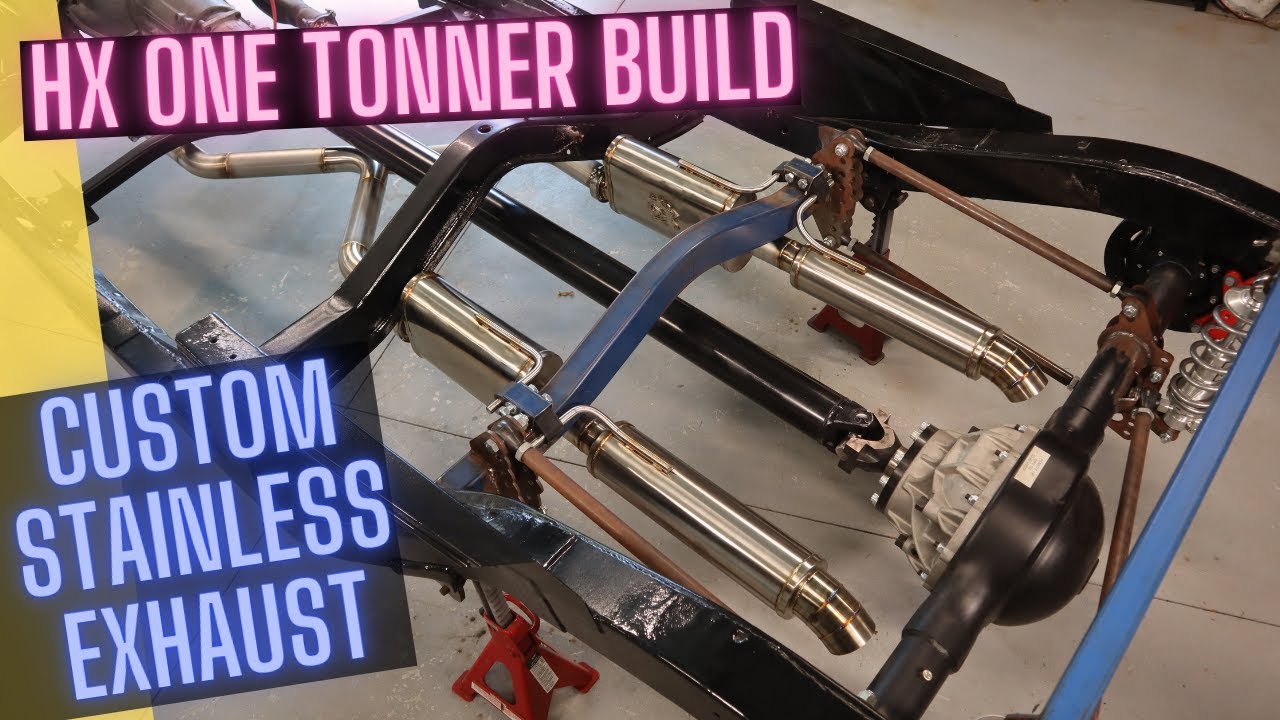 Making a Custom Twin Stainless Steel Exhaust - HX One Tonner Build