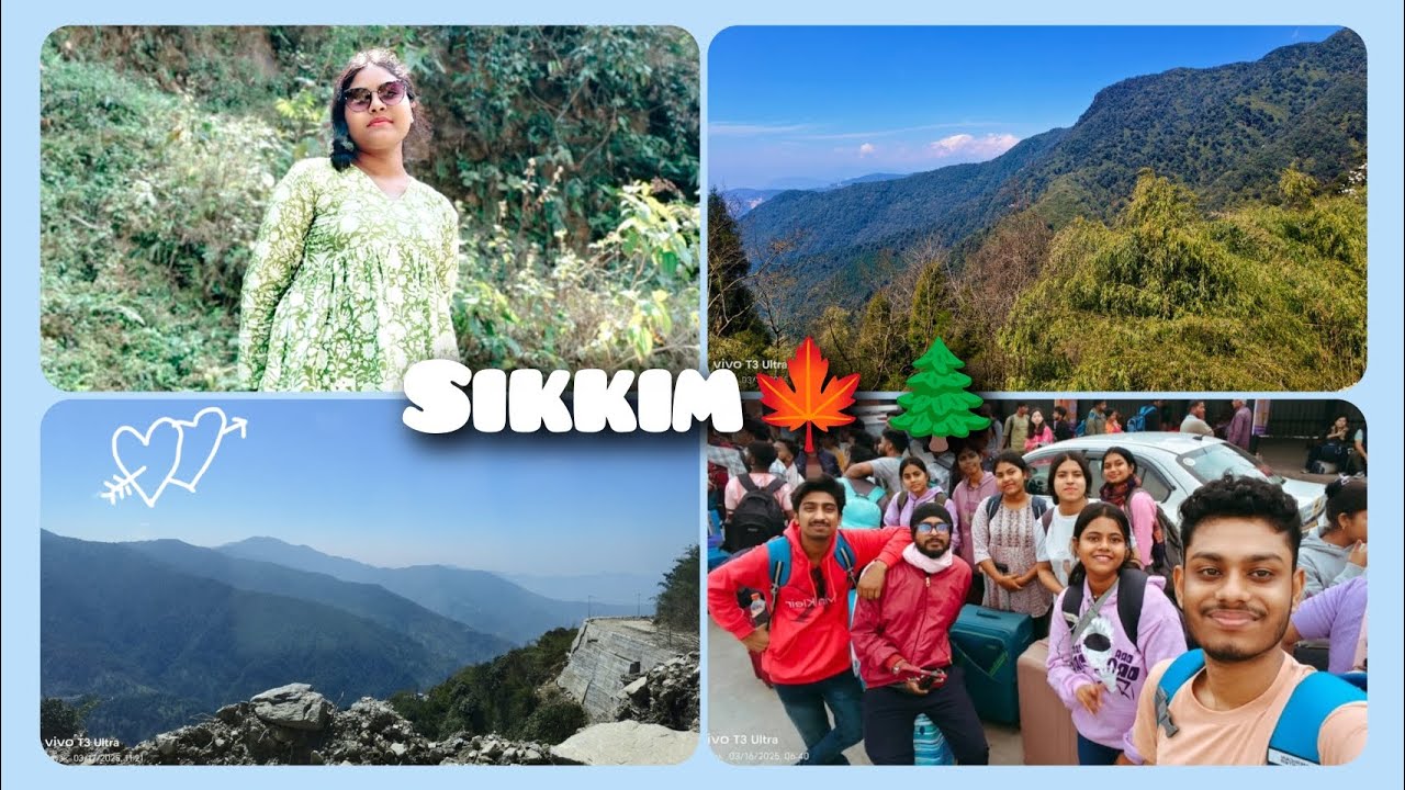 Sikkim tour with college friend's🍁🌲