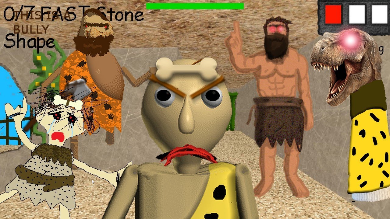 Baldi's Basics Stone Age Super Fast Edition — Baldi's Basics V1.4 Mod