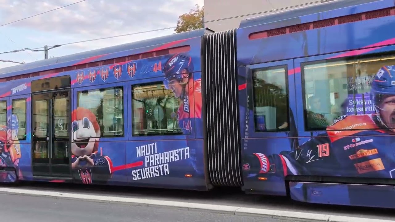 Tappara-ratikka 2024-2025. Tampere 16.9.2024