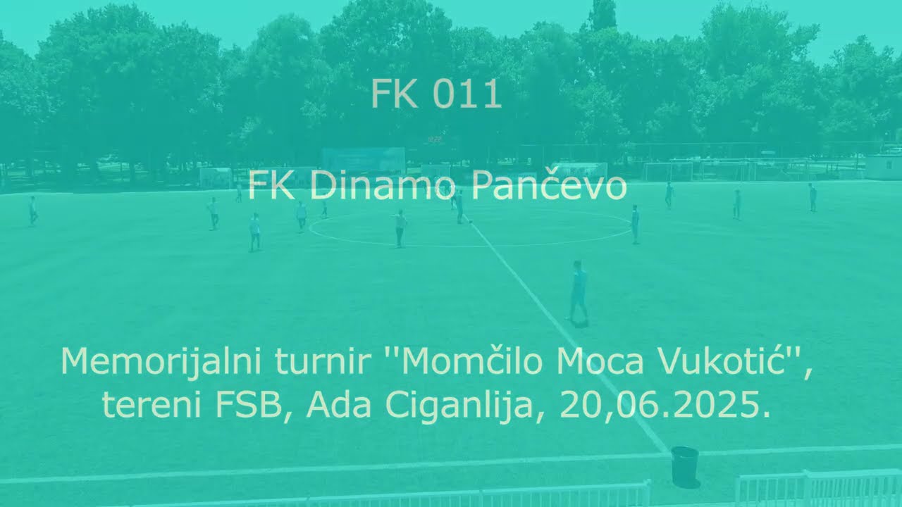 FK 011 3:1 FK Dinamo PA | Memorijalni turnir 