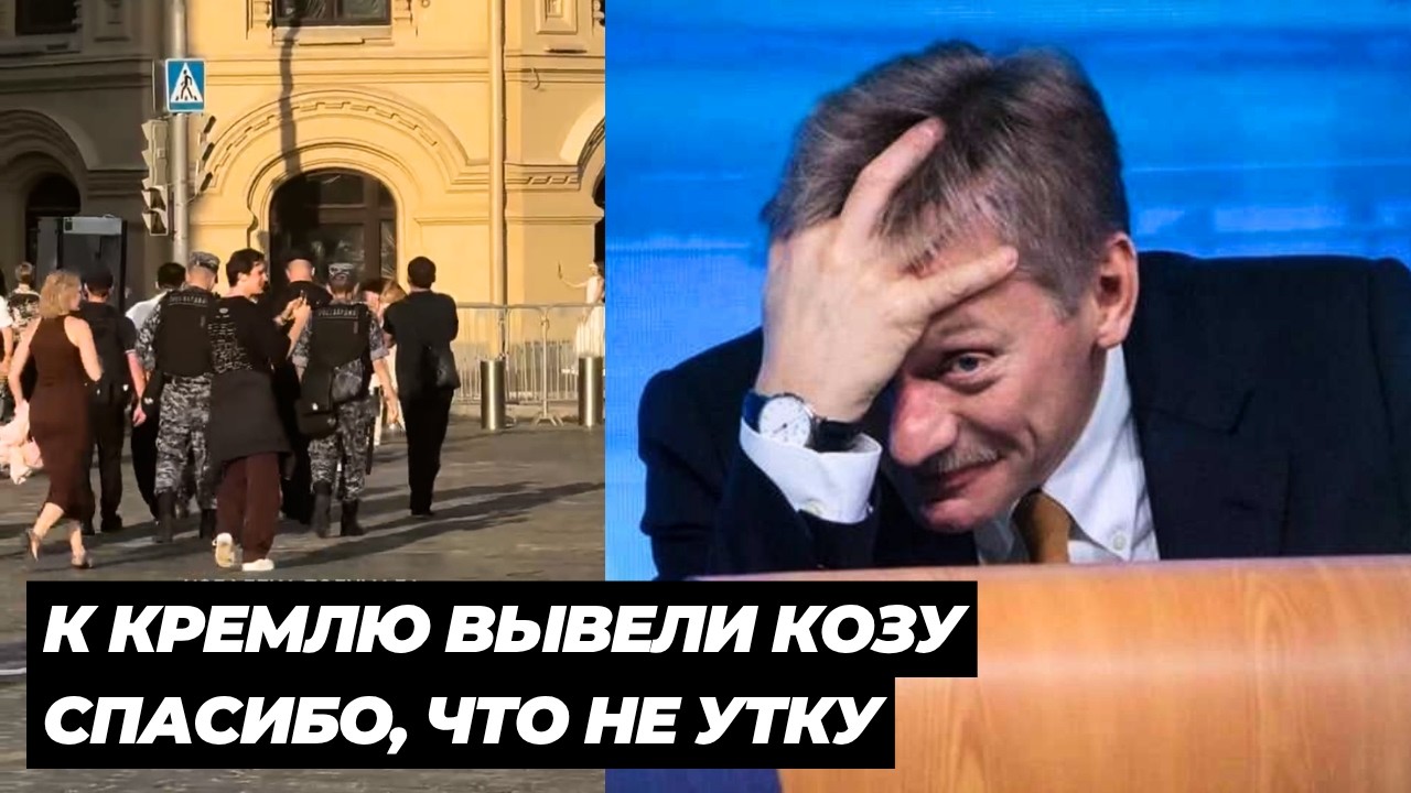 К КРЕМЛЮ ВЫВЕЛИ КОЗУ! СПАСИБО, ЧТО НЕ УТКУ! ВОТ ЧТО
