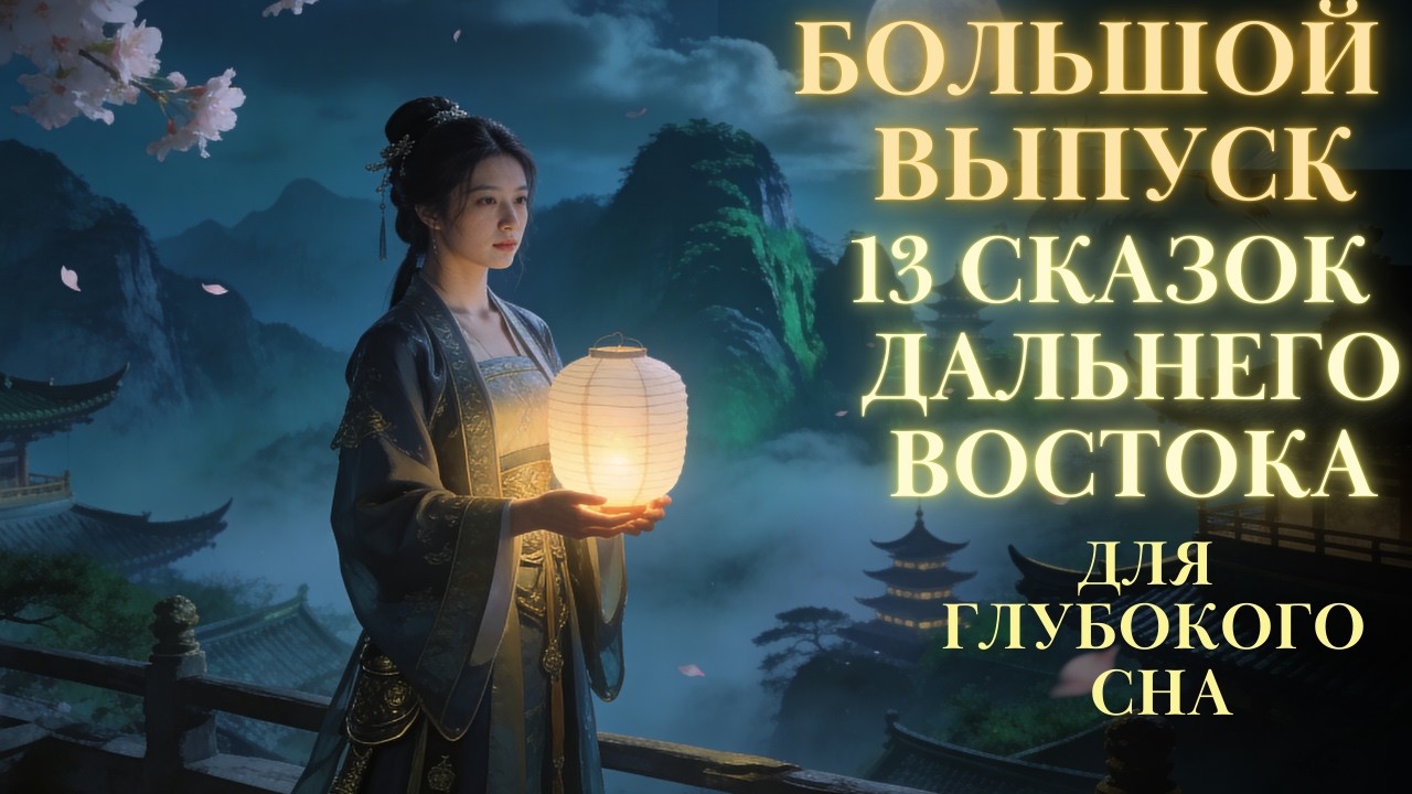Сказки Восточной Азии для сна I Большой сборник сказки на ночь для взрослых I Быстро уснуть
