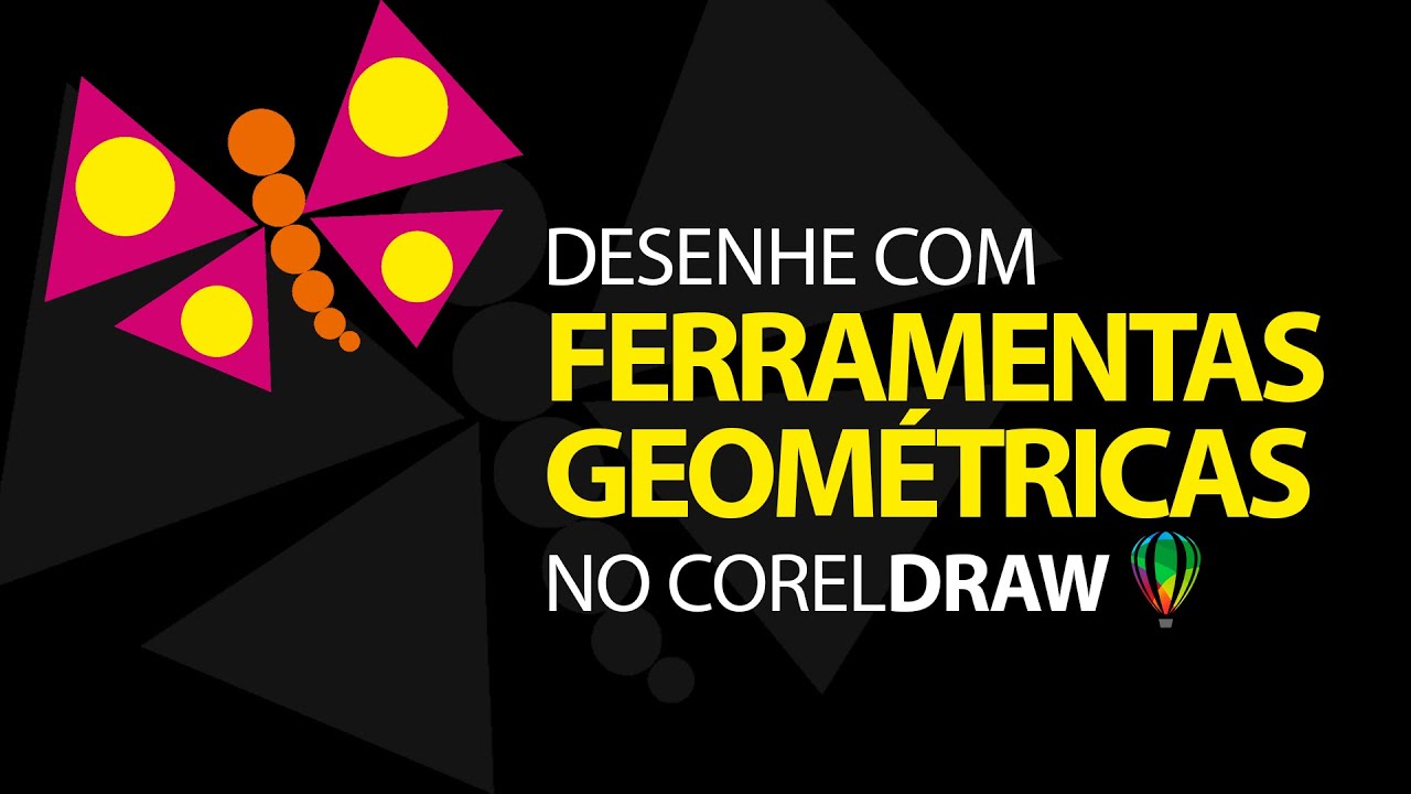 Como Fazer Desenhos com Formas Geométricas no CorelDraw | Desenho com Formas no Corel Draw