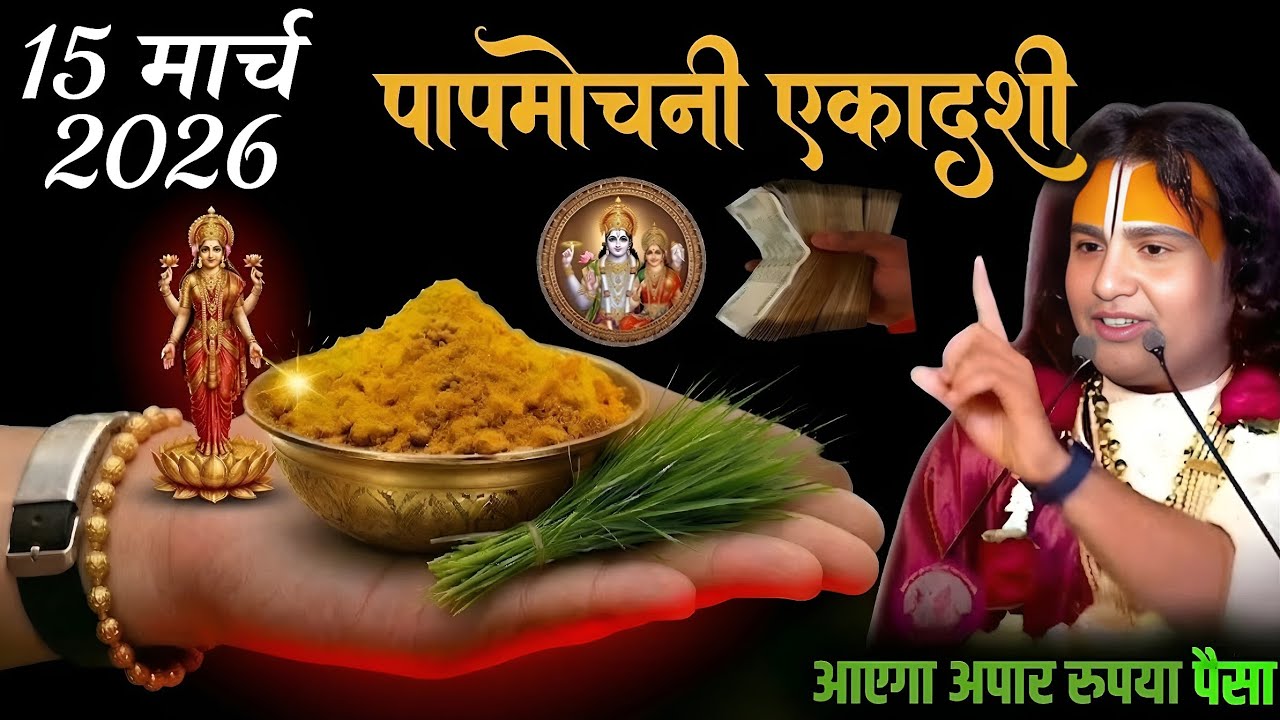 15 मार्च पापमोचनी एकादशी पर दूर्वा 😱 का 1उपाय करेगा 100 परेशानियों का अंत,गरीबी खत्म😱#upay #ekadashi