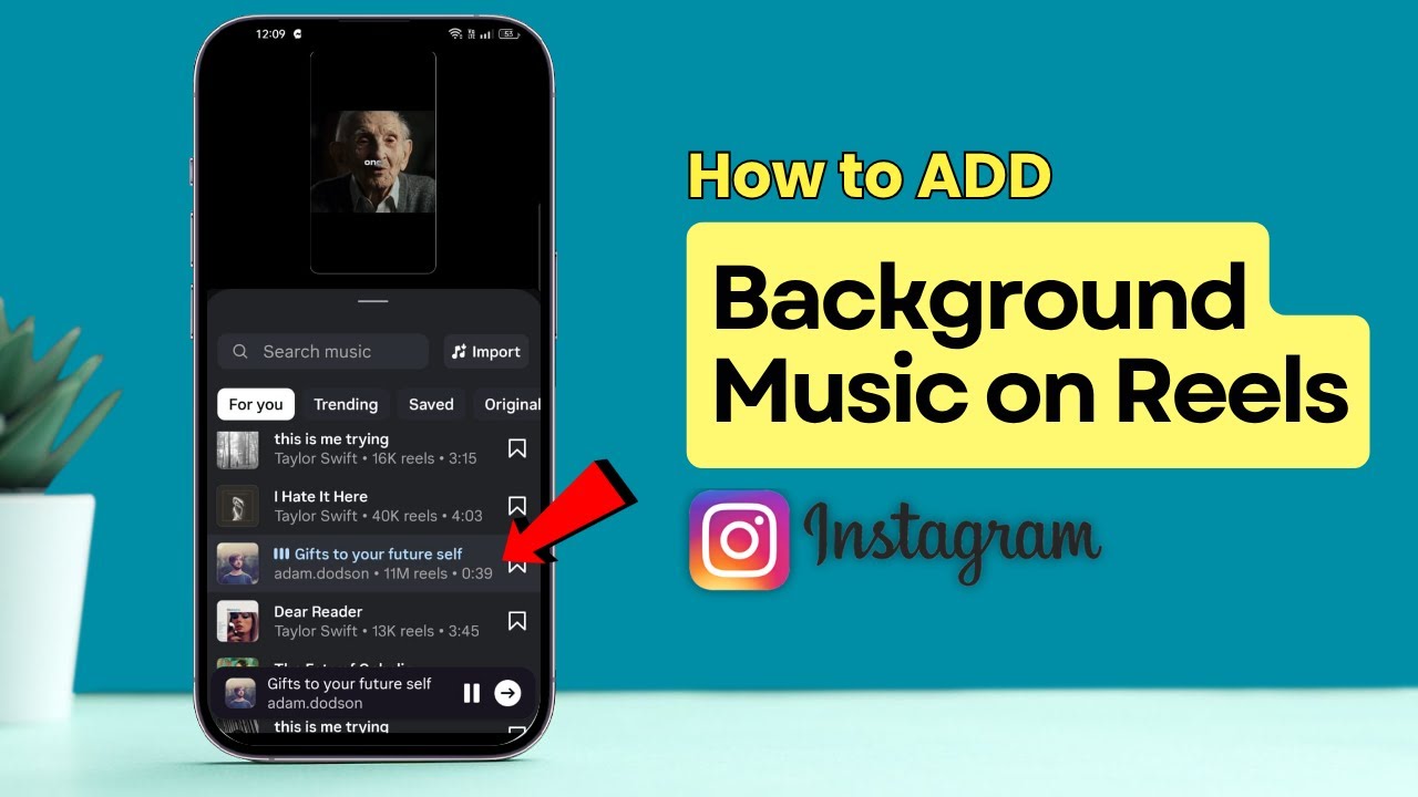 Instagram Reels: Добавление фоновой музыки в Instagram Reels, видео (2026)
