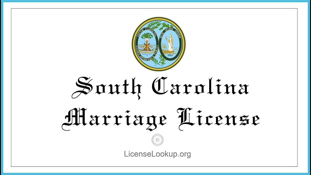South Carolina Marriage License - What You need to get started #license #SouthCarolina