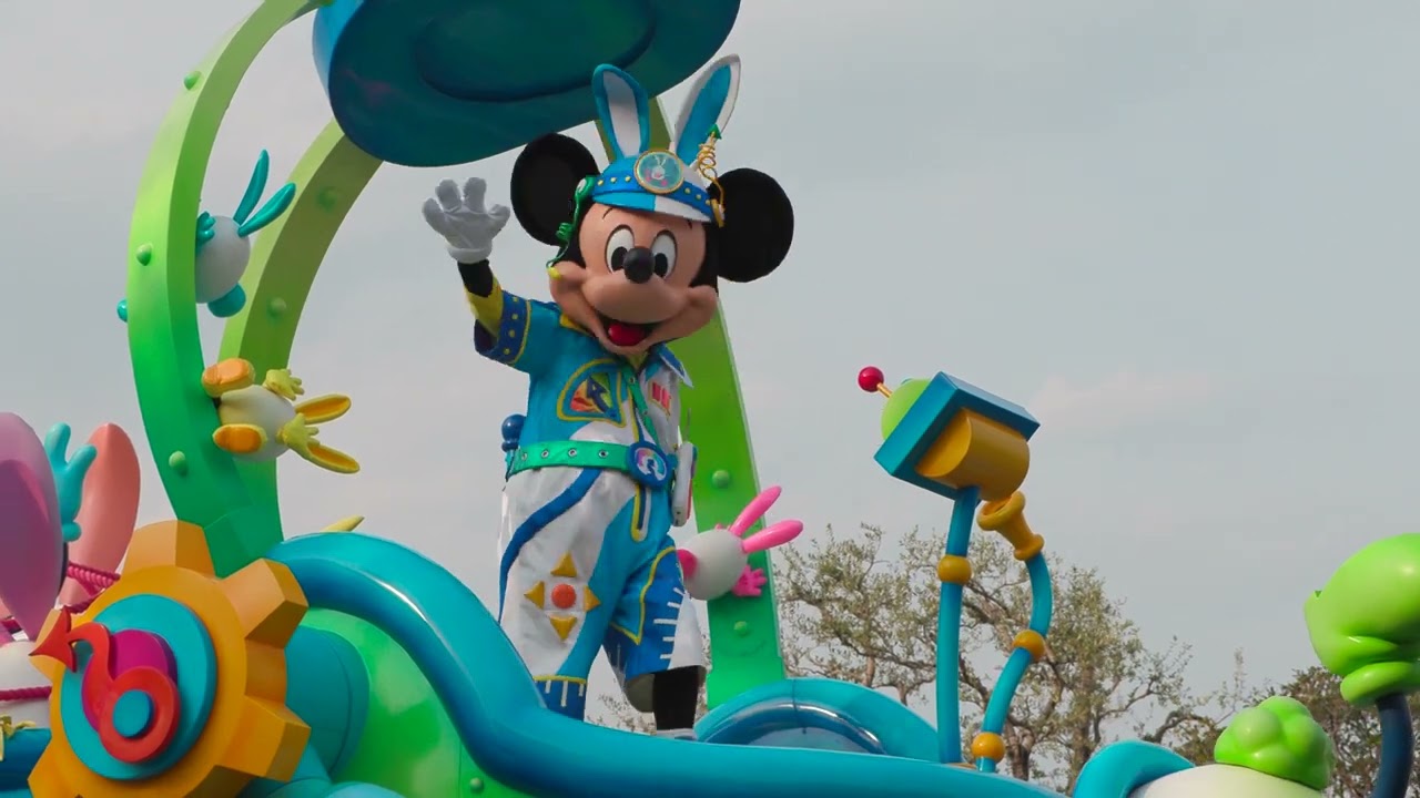 2019.04.20 15:45 2nd うさたま大脱走！ ミッキーポジ 東京ディズニーランド Tokyo Disneyland 4K 60fps