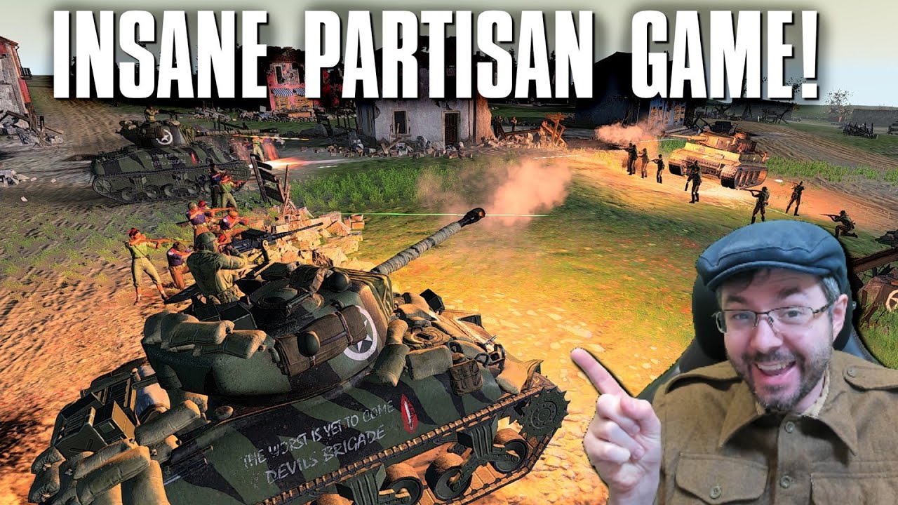 INSANE PARTISAN GAME! - 4v4 - Company of Heroes 3