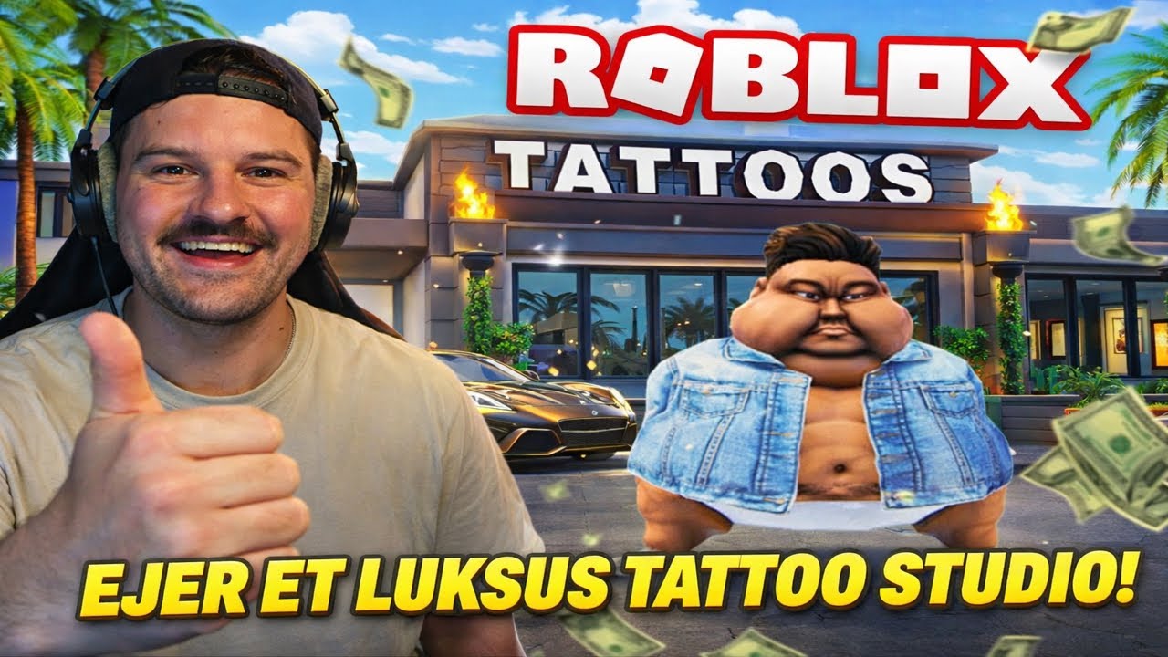 Jeg Blev TATTOO’STUDIE Ejer I ROBLOX! 
