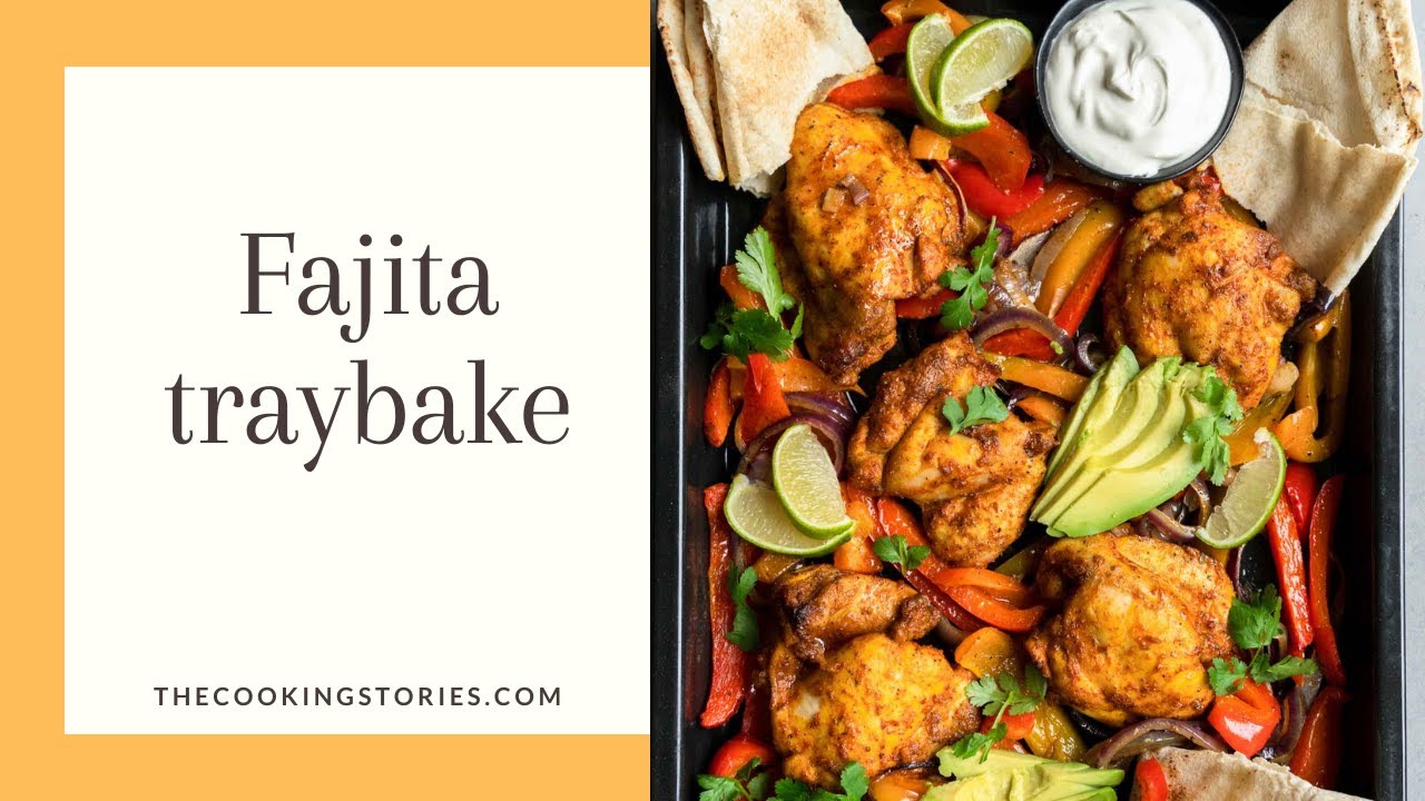 Fajita traybake met kippendijen