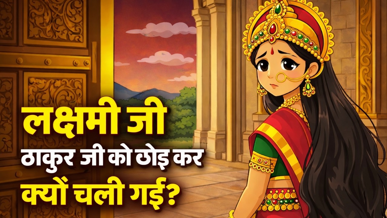 लक्ष्मी जी ठाकुर जी को छोड़कर क्यों चली गई ? @BhaktiPath #jagannath #rathyatra #animation