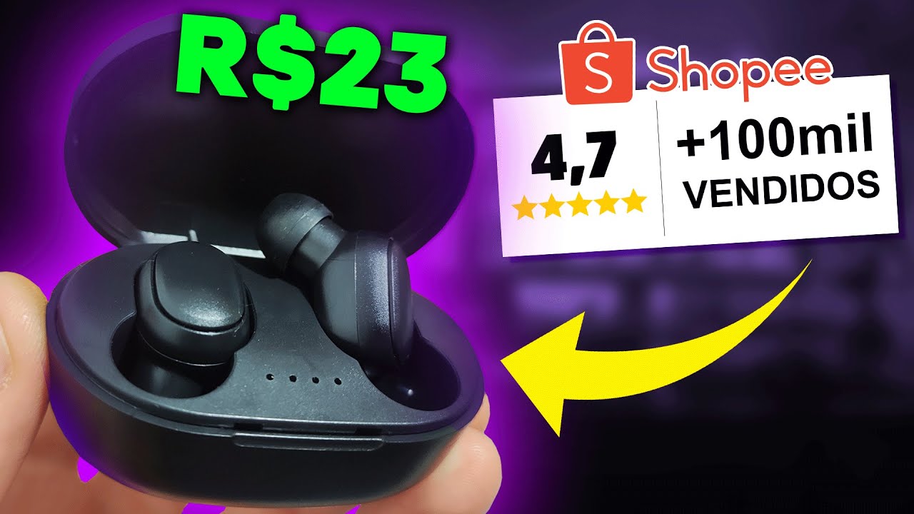 Comprei o fone de ouvido MAIS VENDIDO da SHOPEE! Redmi Airdots 2 Ser&aacute; que presta? 🤔