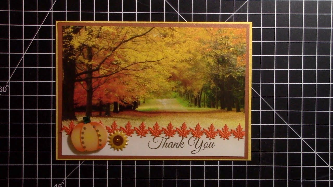 Recycled Thank You Card and a Special Message