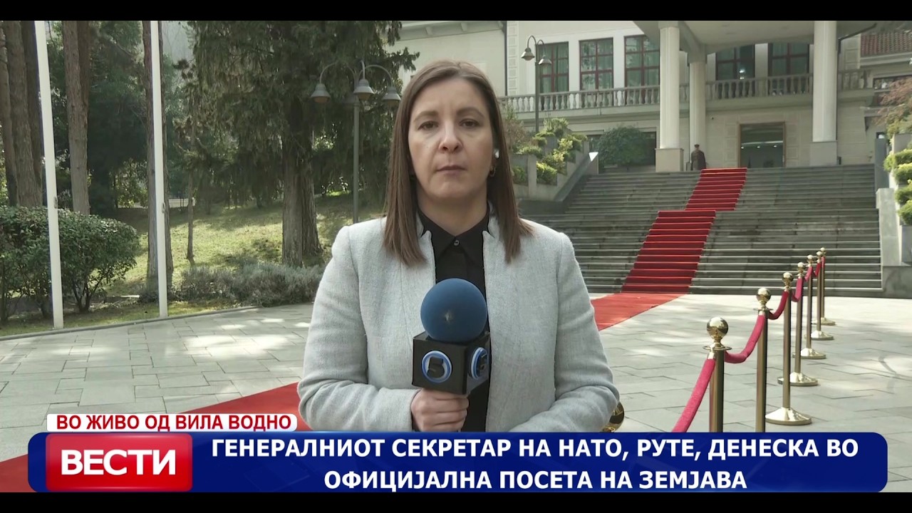 Генералниот секретар на НАТО, Руте, денеска во официјална посета на земјава