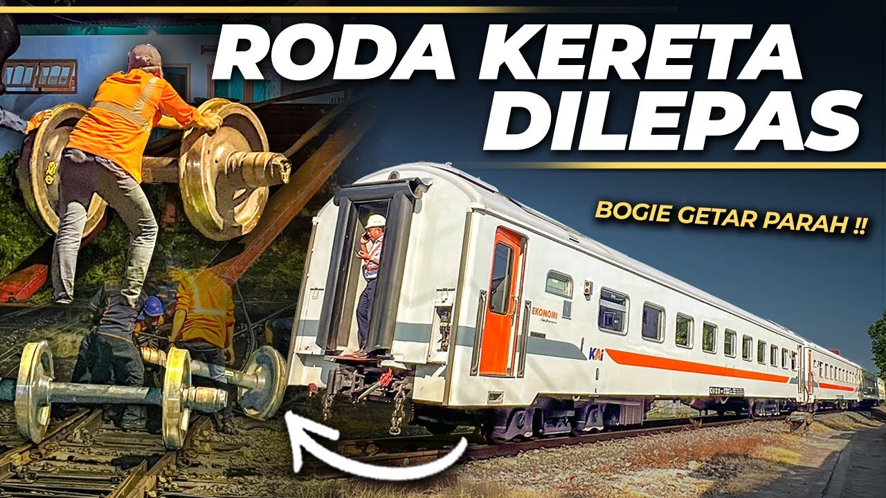 BERHENTI MENDADAK‼️RUSAK PARAH SAMPAI RODA LEPAS !! Gangguan Kereta Ekonomi KA Ranggajati