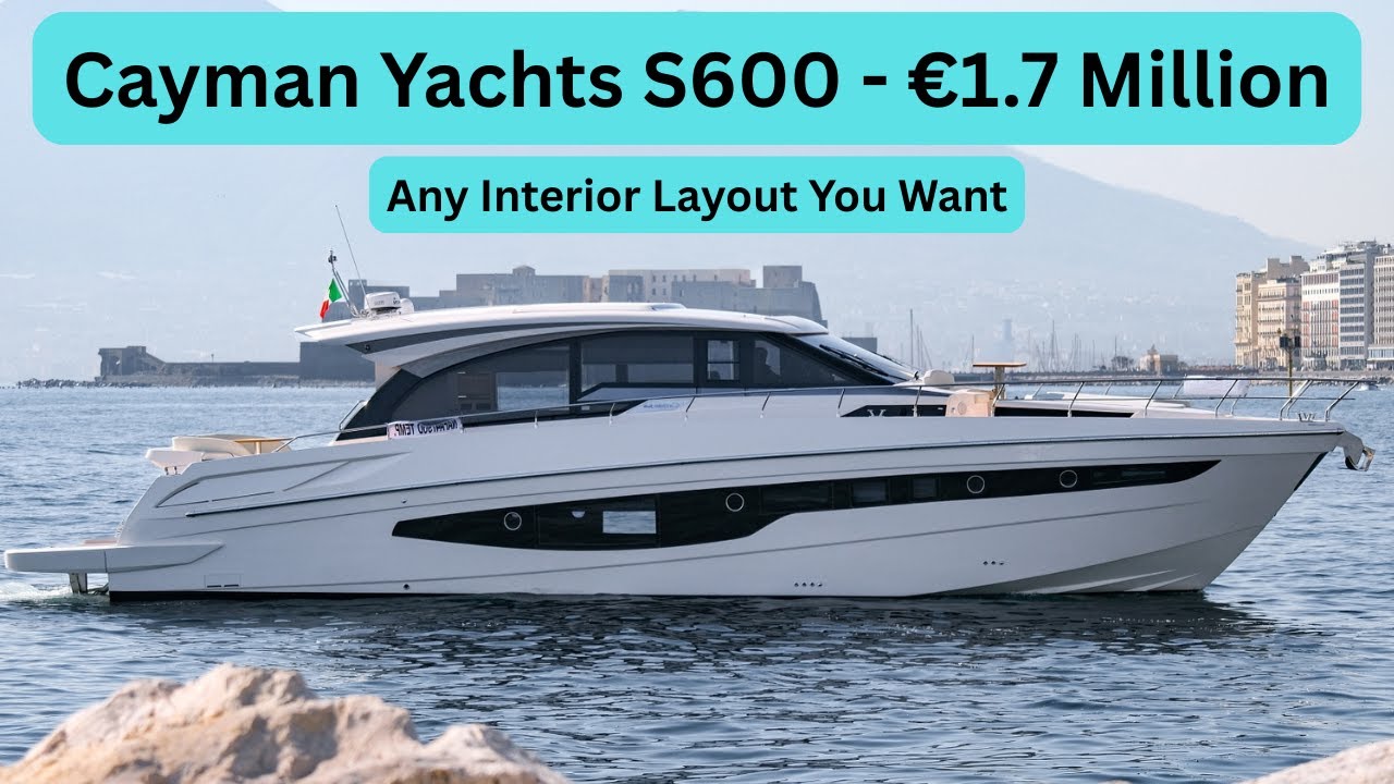 Cayman Yachts S600 — 1,7 миллиона евро — индивидуальная планировка интерьера