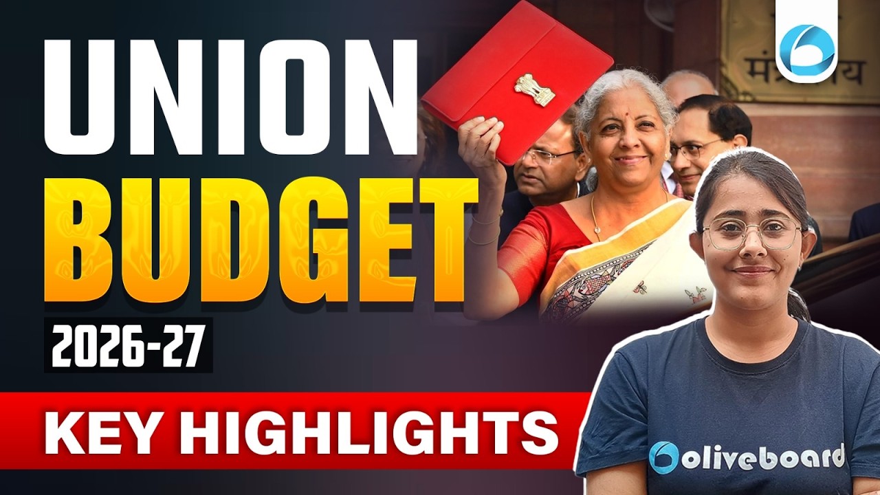 Union Budget 2026–27 Key Highlights | Important Points for Banking & Competitive Exams