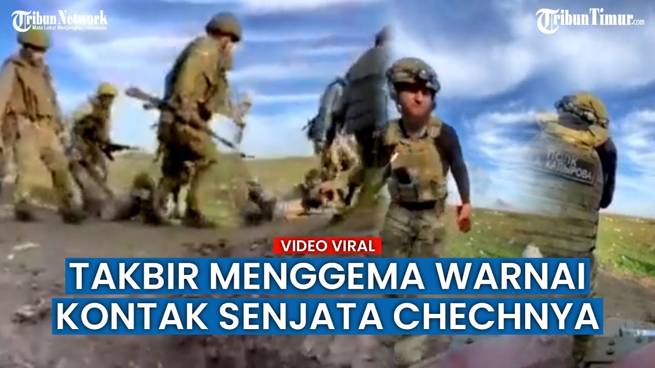 Pasukan Muslim Chechnya Evakuasi Rekannya di Bawah Tembakan Artileri Ukraina