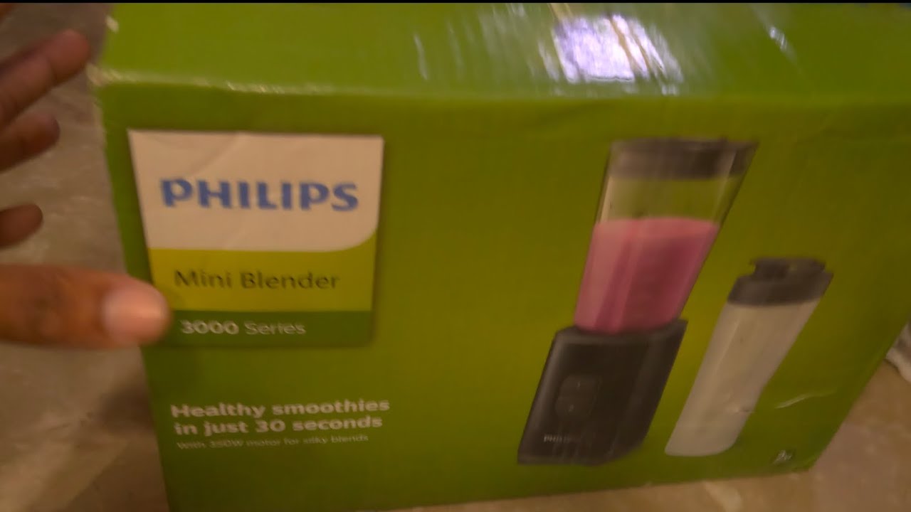 PHILIPSMini Blender3000 SarnesHealthy smoothies in just 30 seconds||#unbox #philips #blender #latest