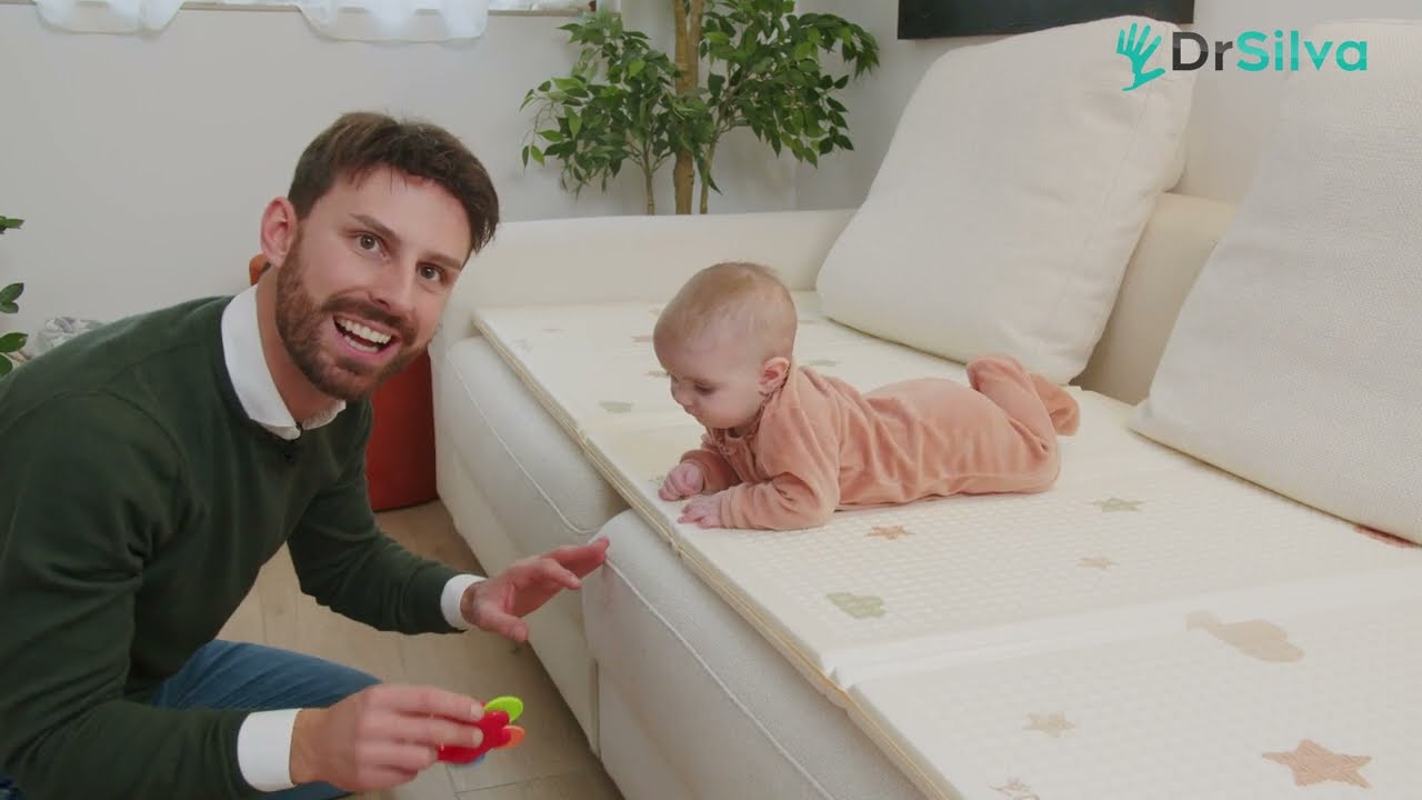 TUMMY TIME a 1 e 2 MESI del NEONATO - TAPPETO GIOCO per SVILUPPO MOTORIO e PSICOMOTORIO del BAMBINO