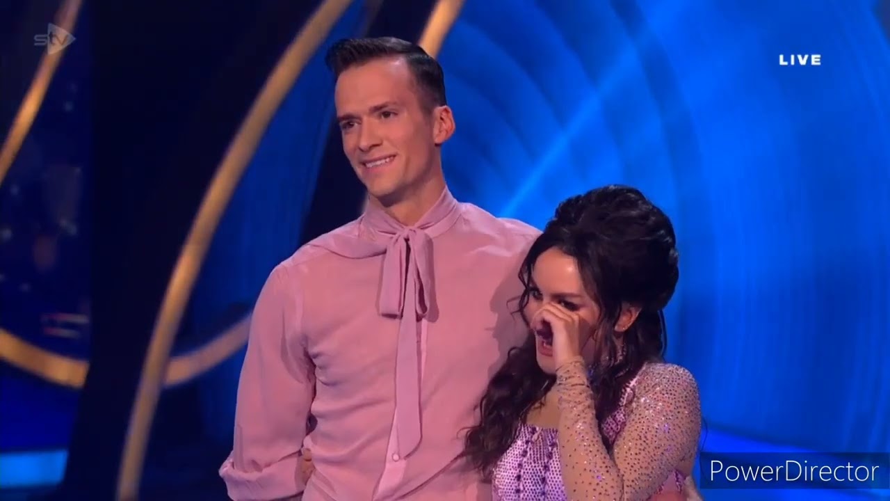 Amber Davies and Simon Proulx-Sénécal skating in Dancing On Ice (Semi Final) (3/3/24)