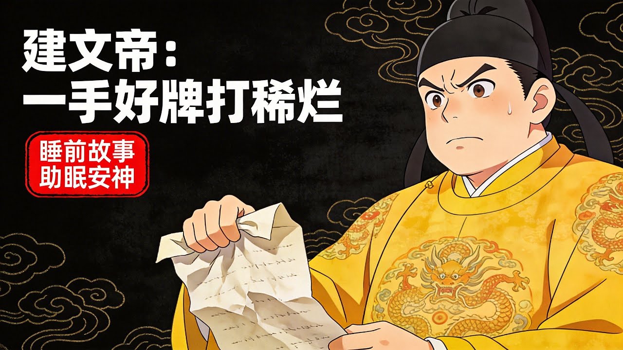 建文帝朱允炆：开局一手王炸，为何输得底裤都不剩？揭秘大明最强败家子！