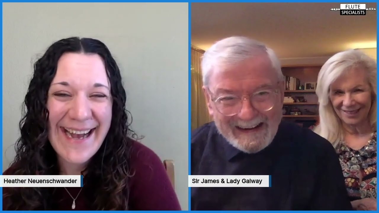 Flutespresso Episode 20 (Clip - flutes!) - Sir James & Lady Galway