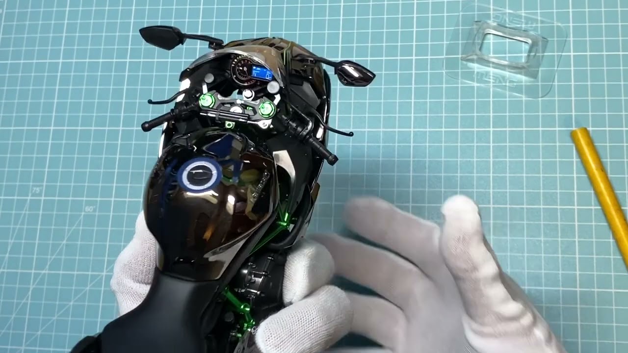 Meng # MT-001s 1/9 Kawasaki Ninja H2 悅色版製作過程分享